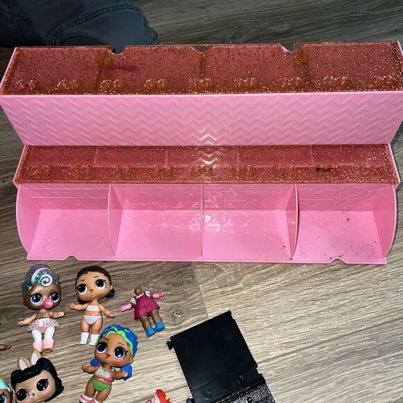 LOL Surprise Pop Up Store Carry Case 3 in 1 Display Doll Stand Mall With Dolls - Picture 4 of 7